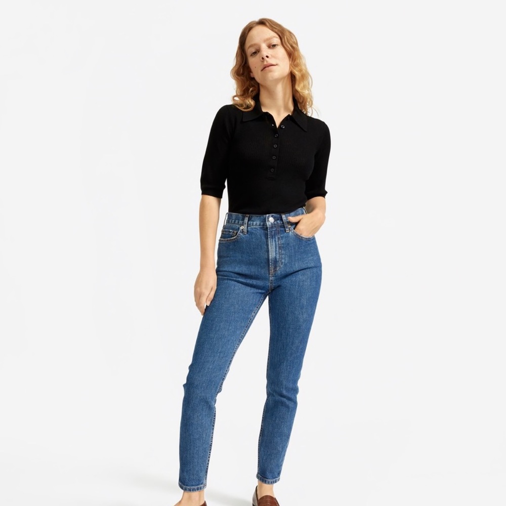 New Everlance high rise skinny jeans